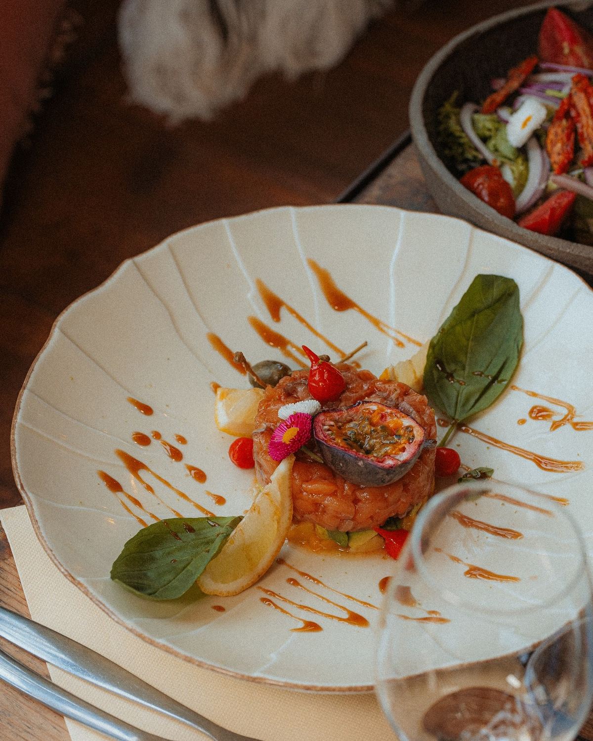 Tartare de saumon frais La Cocina